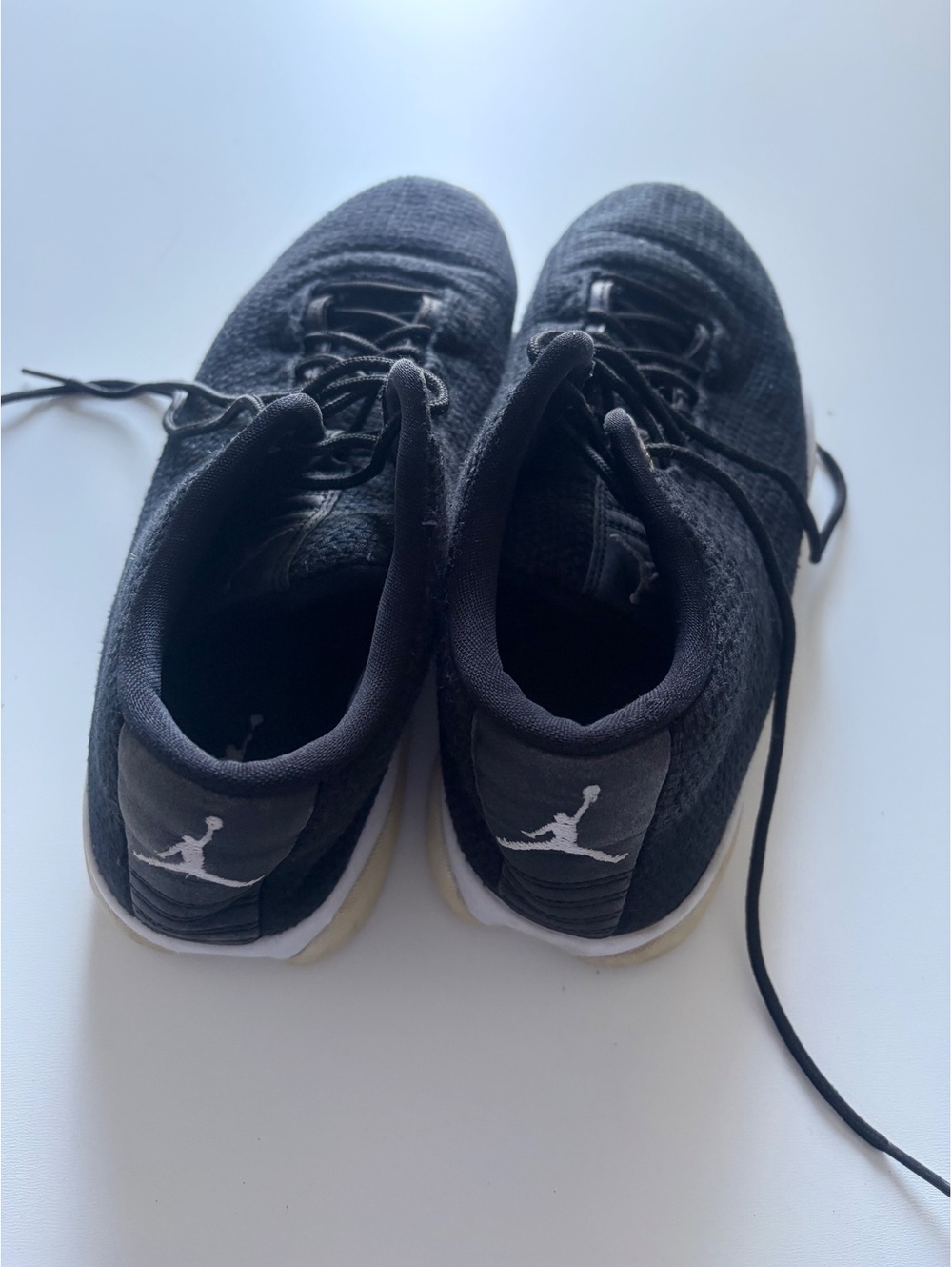 Men's Jordan Black Knit Horizon Low Size 10